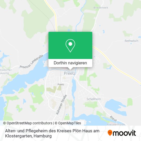 Alten- und Pflegeheim des Kreises Plön Haus am Klostergarten Karte