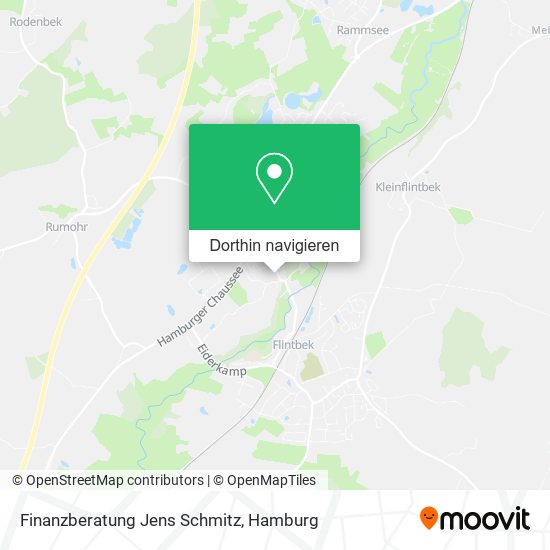 Finanzberatung Jens Schmitz Karte