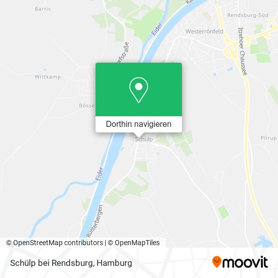 Schülp bei Rendsburg Karte