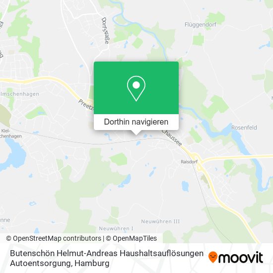 Butenschön Helmut-Andreas Haushaltsauflösungen Autoentsorgung Karte
