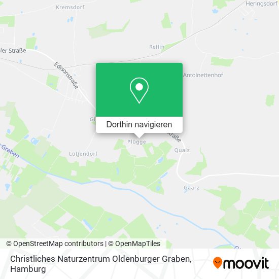 Christliches Naturzentrum Oldenburger Graben Karte