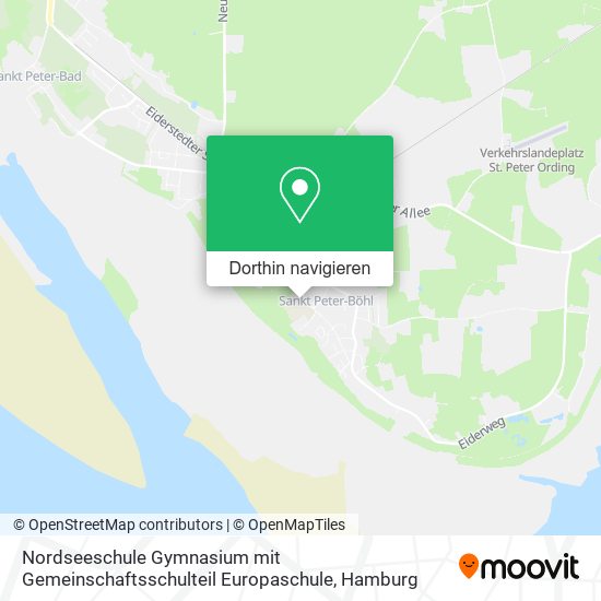 Nordseeschule Gymnasium mit Gemeinschaftsschulteil Europaschule Karte