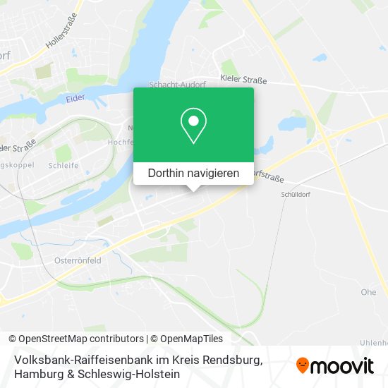 Volksbank-Raiffeisenbank im Kreis Rendsburg Karte