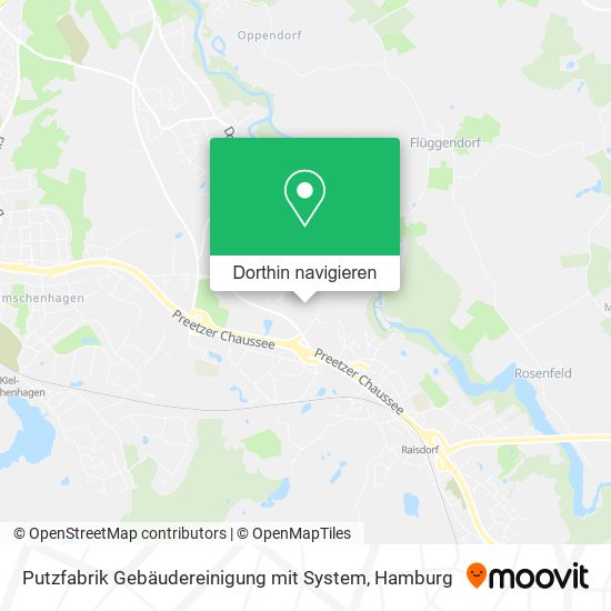 Putzfabrik Gebäudereinigung mit System Karte