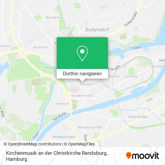 Kirchenmusik an der Christkirche Rendsburg Karte