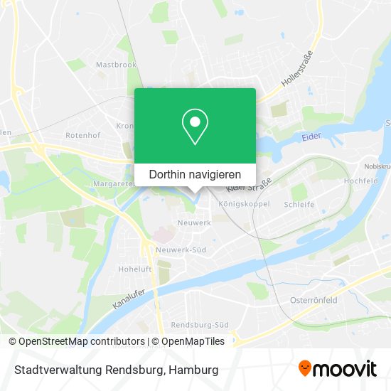 Stadtverwaltung Rendsburg Karte