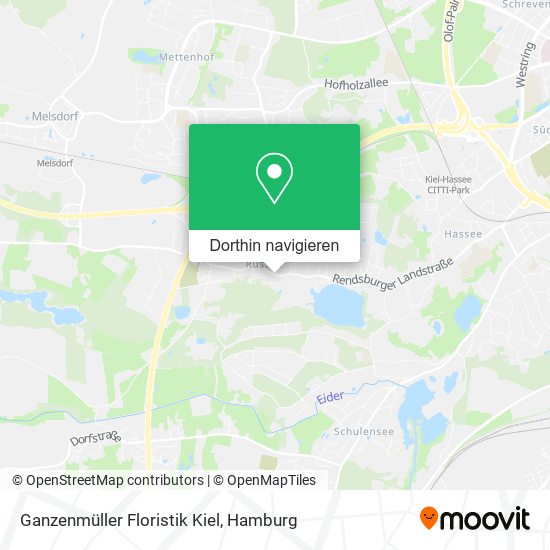 Ganzenmüller Floristik Kiel Karte