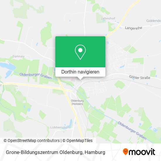 Grone-Bildungszentrum Oldenburg Karte