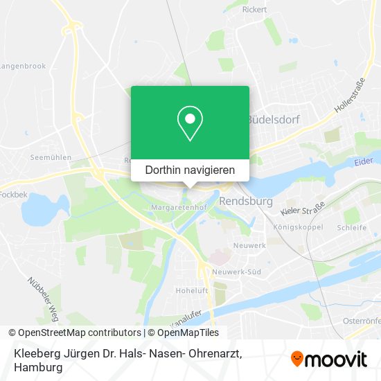 Kleeberg Jürgen Dr. Hals- Nasen- Ohrenarzt Karte