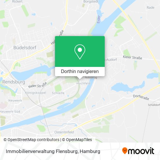 Immobilienverwaltung Flensburg Karte