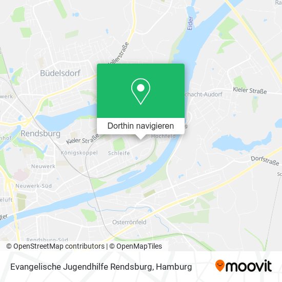 Evangelische Jugendhilfe Rendsburg Karte