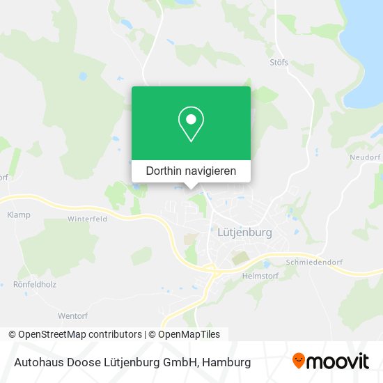 Autohaus Doose Lütjenburg GmbH Karte