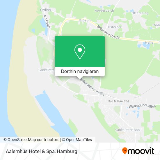 Aalernhüs Hotel & Spa Karte