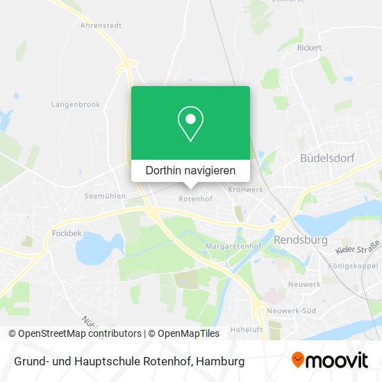 Grund- und Hauptschule Rotenhof Karte