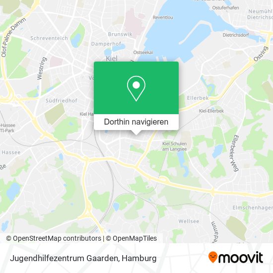 Jugendhilfezentrum Gaarden Karte