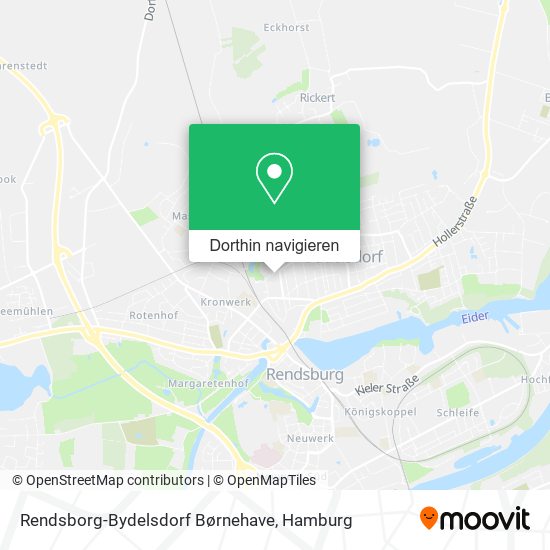 Rendsborg-Bydelsdorf Børnehave Karte