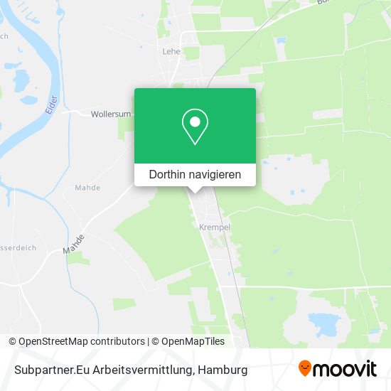 Subpartner.Eu Arbeitsvermittlung Karte