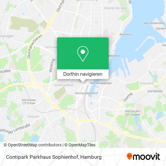 Contipark Parkhaus Sophienhof Karte