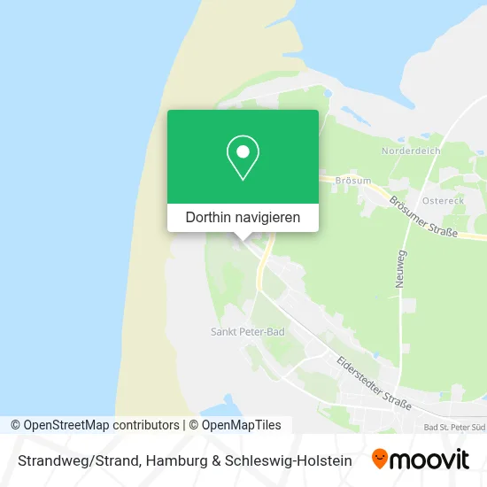 Strandweg/Strand Karte