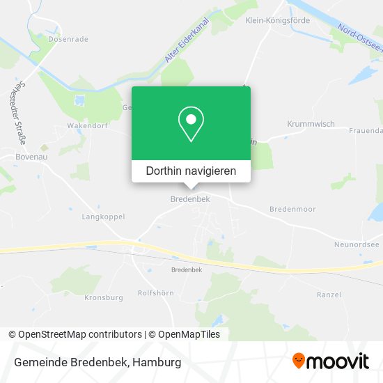 Gemeinde Bredenbek Karte