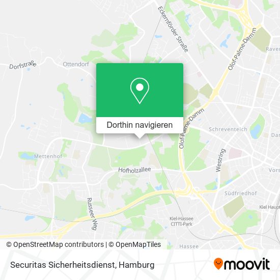 Securitas Sicherheitsdienst Karte