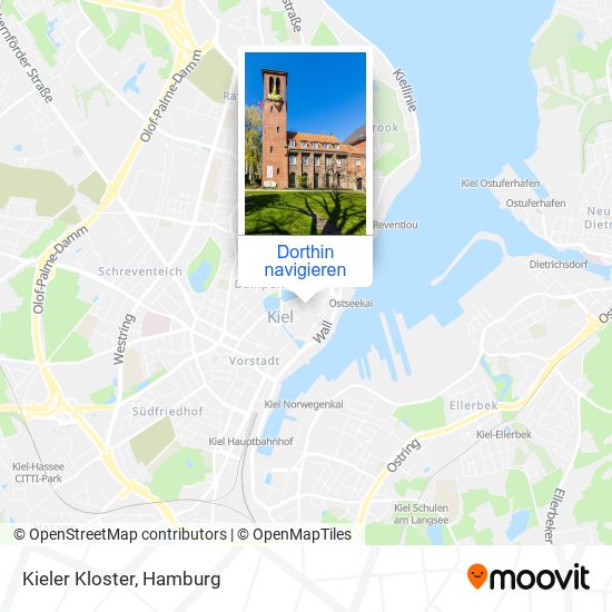 Kieler Kloster Karte