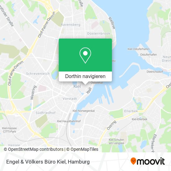 Engel & Völkers Büro Kiel Karte