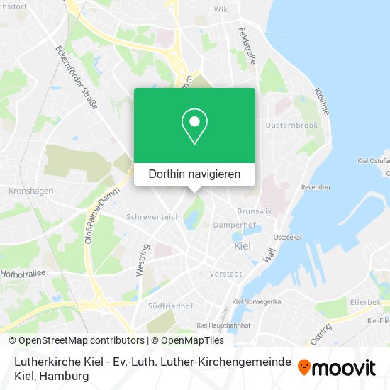 Lutherkirche Kiel - Ev.-Luth. Luther-Kirchengemeinde Kiel Karte