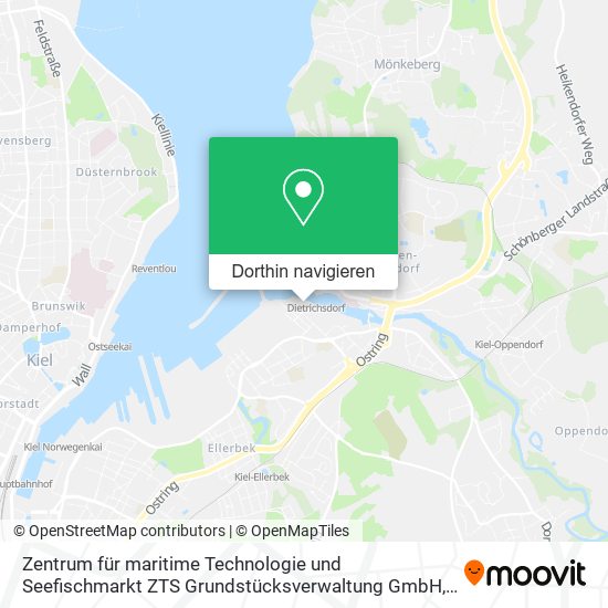 Zentrum für maritime Technologie und Seefischmarkt ZTS Grundstücksverwaltung GmbH Karte