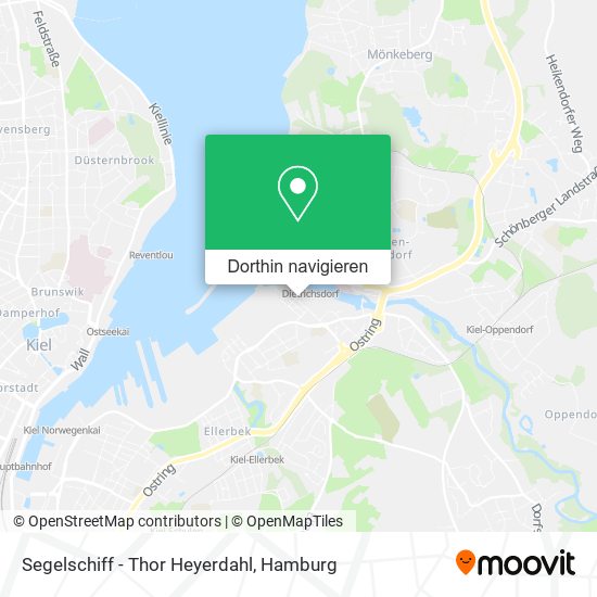 Segelschiff - Thor Heyerdahl Karte