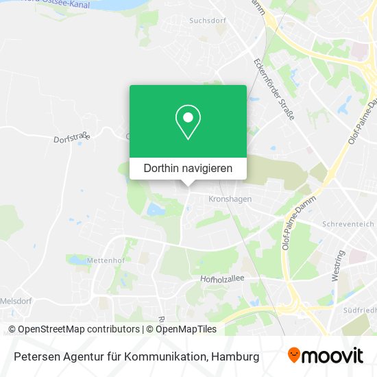 Petersen Agentur für Kommunikation Karte