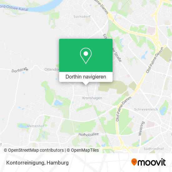 Kontorreinigung Karte