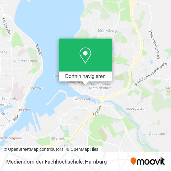 Mediendom der Fachhochschule Karte