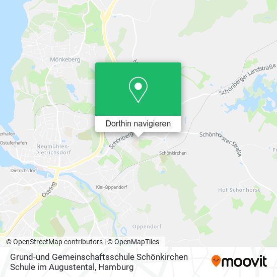 Grund-und Gemeinschaftsschule Schönkirchen Schule im Augustental Karte