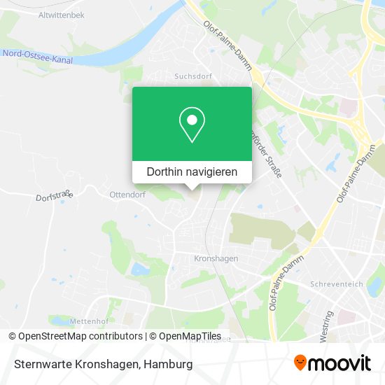 Sternwarte Kronshagen Karte