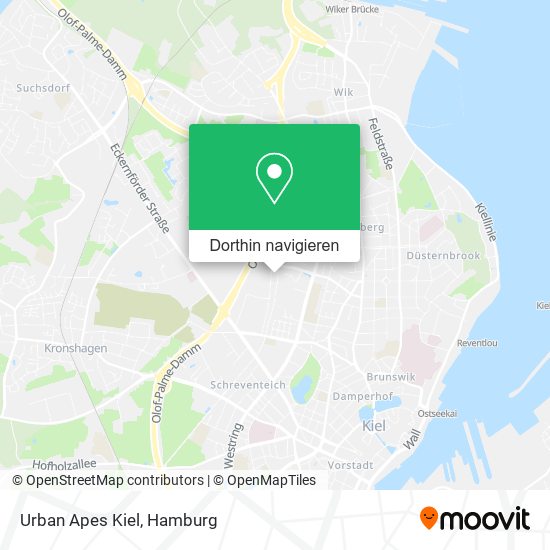 Urban Apes Kiel Karte