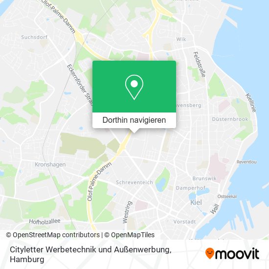 Cityletter Werbetechnik und Außenwerbung Karte