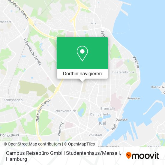 Campus Reisebüro GmbH Studentenhaus / Mensa I Karte