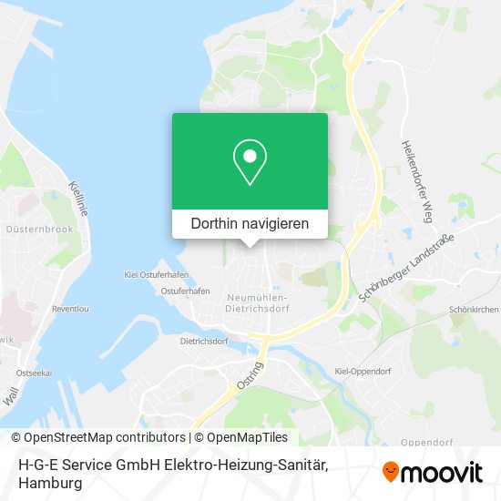 H-G-E Service GmbH Elektro-Heizung-Sanitär Karte