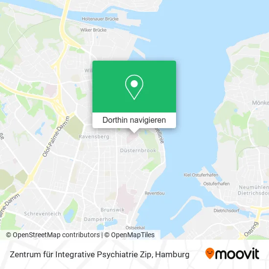 Zentrum für Integrative Psychiatrie Zip Karte