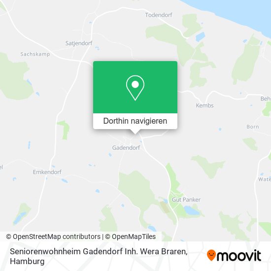 Seniorenwohnheim Gadendorf Inh. Wera Braren Karte