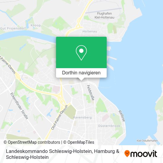 Landeskommando Schleswig-Holstein Karte