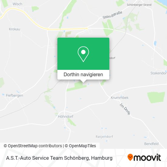 A.S.T.-Auto Service Team Schönberg Karte