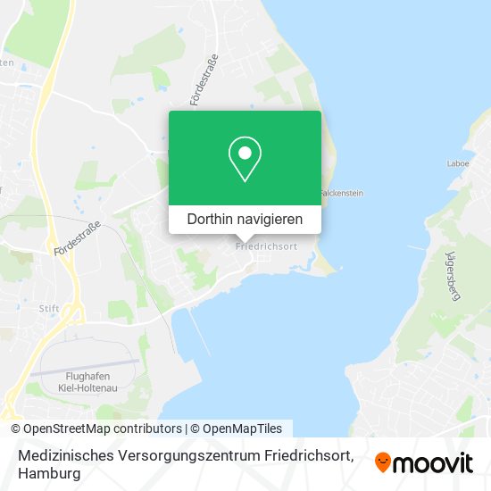 Medizinisches Versorgungszentrum Friedrichsort Karte