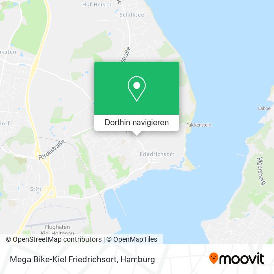 Mega Bike-Kiel Friedrichsort Karte