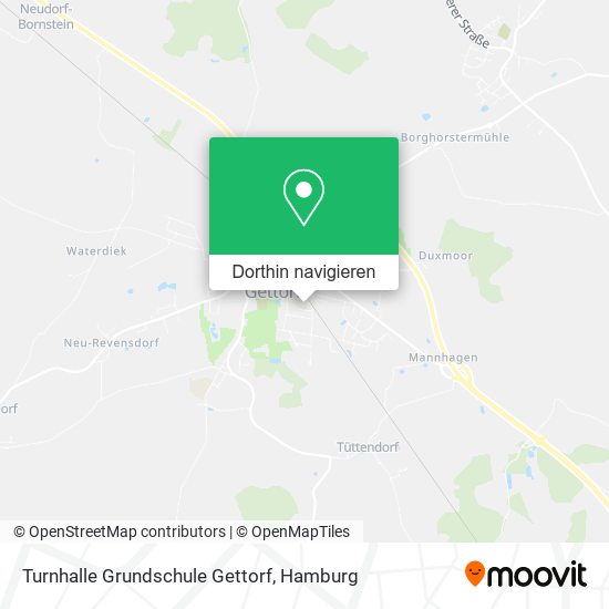 Turnhalle Grundschule Gettorf Karte