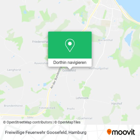 Freiwillige Feuerwehr Goosefeld Karte