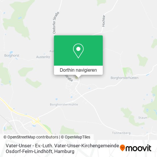 Vater-Unser - Ev.-Luth. Vater-Unser-Kirchengemeinde Osdorf-Felm-Lindhöft Karte