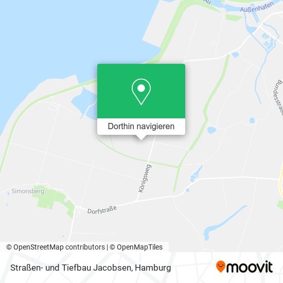 Straßen- und Tiefbau Jacobsen Karte