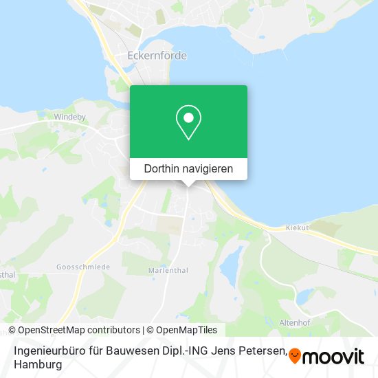 Ingenieurbüro für Bauwesen Dipl.-ING Jens Petersen Karte